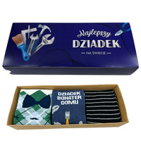 Prezent dla Dziadka 5J Socks upominek sakrpetki 3 pary