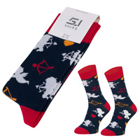 Skarpety męskie 5JSOCKS na WALENTYNKI dla niego Polskie