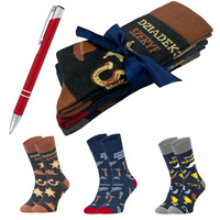 Prezent na dzień babci i dziadka Skarpetki 5JSocks