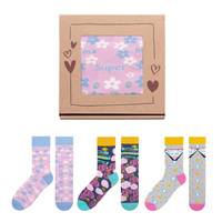 Zestaw 3x skarpetki damskie 5JSOCKS na Dzień Mamy Plus Długopis