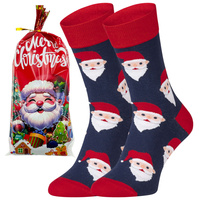 Skarpety świąteczne MIKOŁAJ na prezent męskie