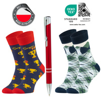 Zestaw Prezent na Dzień TATY OJCA urodziny skarpety skarpetki