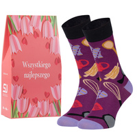 Prezent na Dzień Babci sakrpetki 5J Socks Produkt Polski