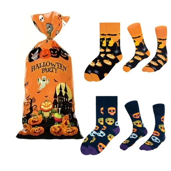 Kolorowe skarpetki Halloween Męskie