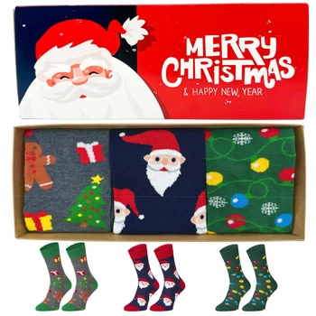 Zestaw prezentowy 3x skarpety na święta 5J Socks Polskie