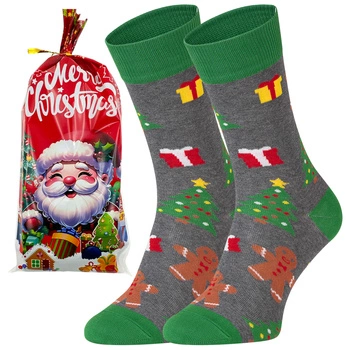 Skarpety świąteczne męskie święta pod choinke Polskie