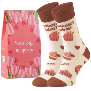 Prezent dla Babci skarpetki zestaw Prezentowy Produkt Polski