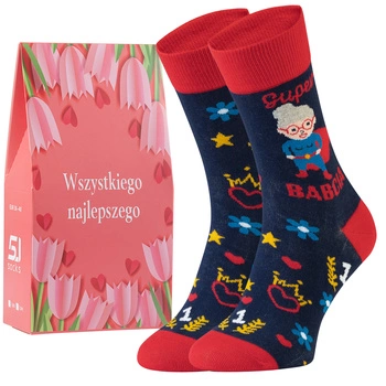 Skarpetki prezent dla babci