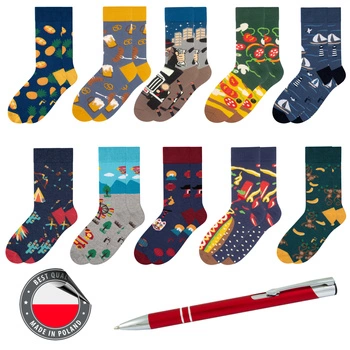 Skarpety 5J Socks 10x zestaw kolorowe bawełniane