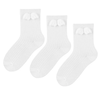 Skarpetki dziecięce 5JSocks z kokardką r.23-25