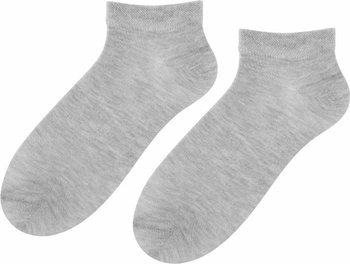 Stopki bawełniane szary melanż