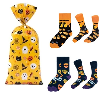 Kolorowe skarpetki Halloween Męskie