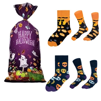 Kolorowe skarpetki Halloween Męskie