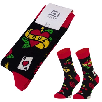 Skarpetki męskie 5JSOCKS na Waletynki prezent dla niego Polskie