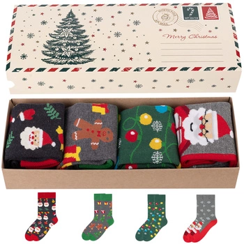 Skarpety Zestaw 4x na prezent 5J SOCKS dla faceta męskie POLSKIE