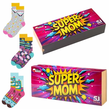 Prezent na Dzień Mamy – Skarpety w pudełku Idealny upominek